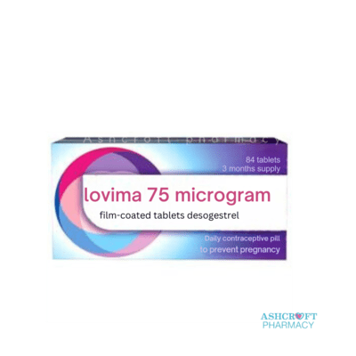 Lovima 75mcg Film-Coated Tablets 28s Lovima 75mcg Film-Coated Tablets - 3 Months Supply (84 Tablets) - Daily Contraceptive Pill for Pregnancy Prevention