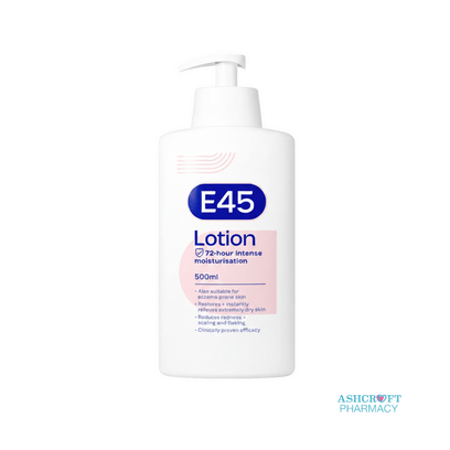 E45 Moisturiser Body Lotion for Dry, Sensitive & Eczema Prone Skin - 200ml