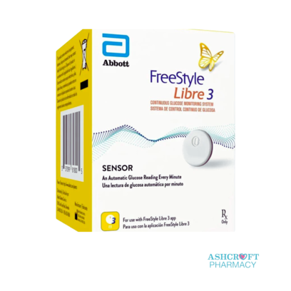 Freestyle libre 3 sensor online  | Ashcroft Pharmacy UK