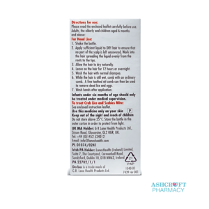Derbac M Liquid - 150ml for Scabies, head lice | UK online Pharmacy