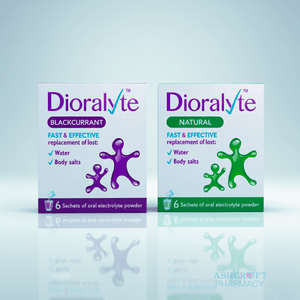Dioralyte Flavour Sachets – Natural & Blackcurrant – 6 Sachets