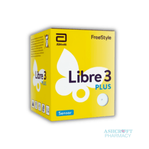 FreeStyle Libre 3 Plus glucose monitoring sensor for continuous blood sugar tracking