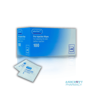 pre injection wipes 100pk