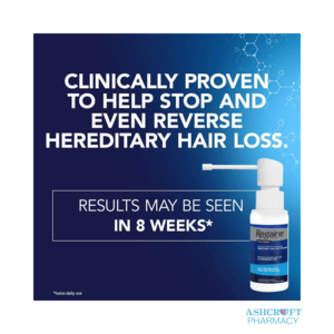 topical treatment. Specifically designed for men facing hereditary hair loss 