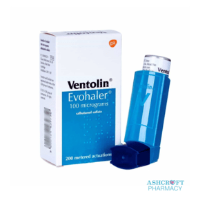 Buy Ventolin UK | Asthma Inhaler | Ashcroft Pharmacy